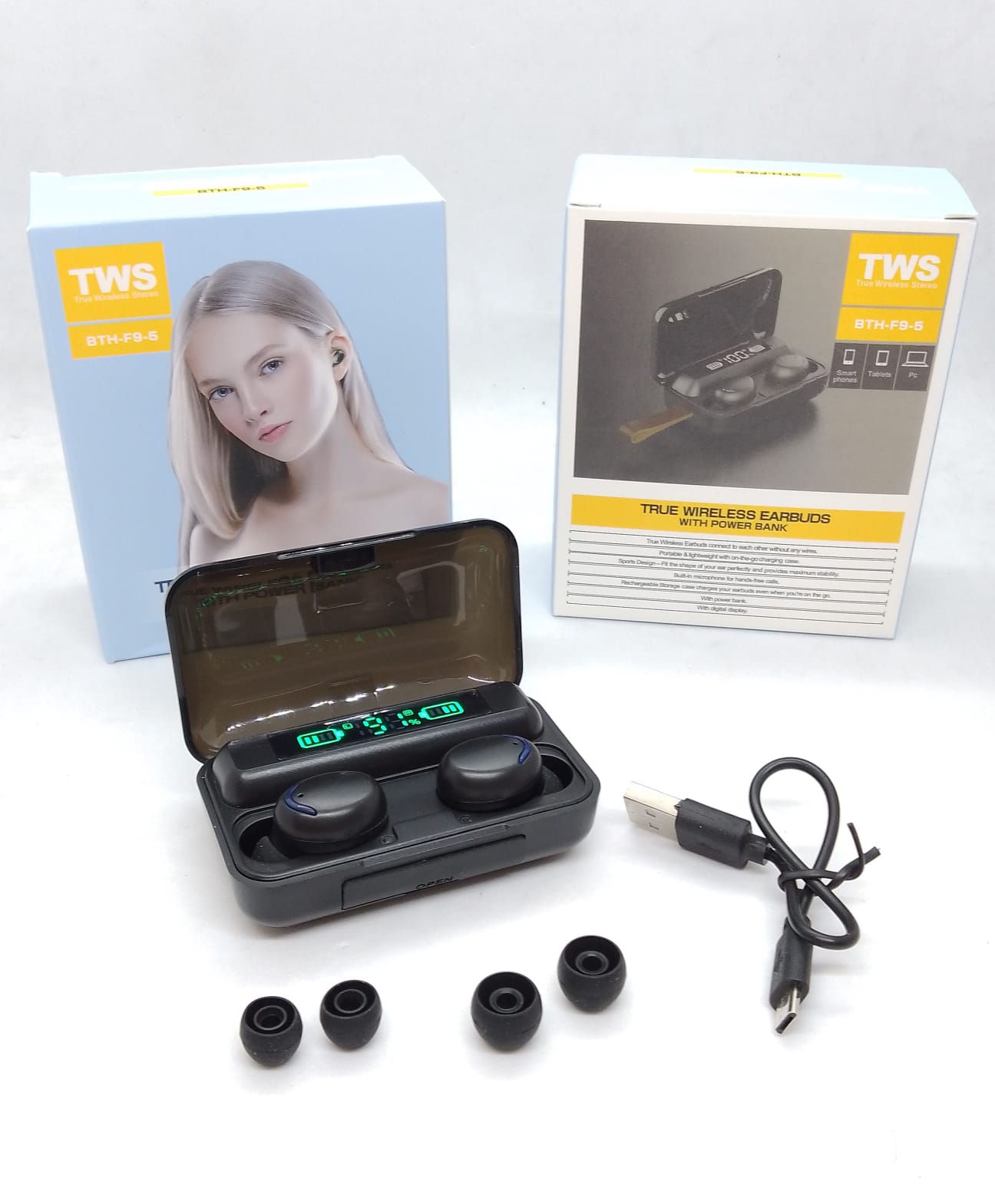 AURICULARES EARBUDS BT CON DISPLAY