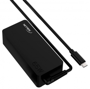 MINI CARGADOR DE NOTEBOOK 65W USB-C /Comp Lenovo, iPhone, Samsung Galaxy, MacBook Air.