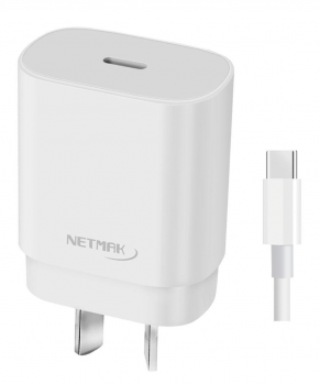 CARGADOR USB-C PD 30W CARGA RAPIDA - INCLUYE CABLE TIPO C