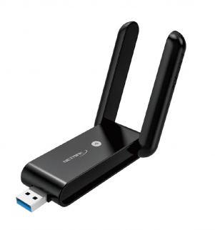 ADAPTADOR USB WIFI 1200 MBPS - DOBLE ANTENA DUAL BAND FREE DRIVER