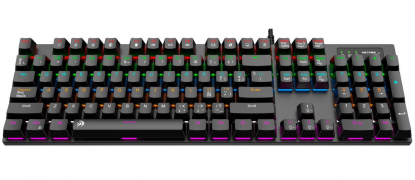 TECLADO MECANICO RETROILUMINADO NEGRO - FORM 100% SWITCH RED