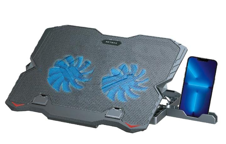 BASE DE NOTEBOOK DOBLE COOLER GAMER