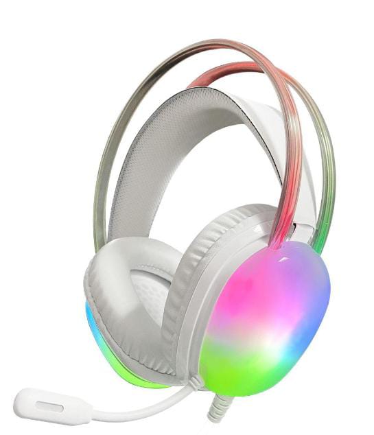 AURICULAR PC GAMER 3,5 + USB BLANCO