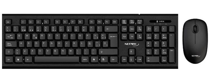 TECLADO + MOUSE COMBO INALAMBRICO