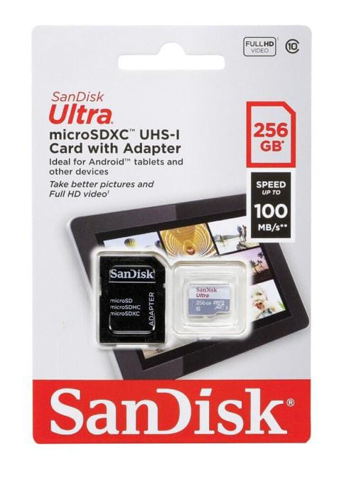 TARJETA DE MEMORIA SANDISK ULTRA MICRO SD 256GB